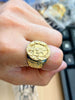 Statement Rings for Men, Assorted Gold-Tone and Silver-Tone Animal, Mythology and Geometric Designs