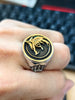 Statement Rings for Men, Assorted Gold-Tone and Silver-Tone Animal, Mythology and Geometric Designs