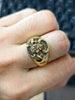 Statement Rings for Men, Assorted Gold-Tone and Silver-Tone Animal, Mythology and Geometric Designs