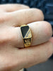 Statement Rings for Men, Assorted Gold-Tone and Silver-Tone Animal, Mythology and Geometric Designs
