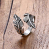 Feather and Leaf Ring, Zinc Alloy with Antique and Polished Finishes, 26 Style Options