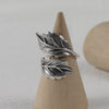 Feather and Leaf Ring, Zinc Alloy with Antique and Polished Finishes, 26 Style Options