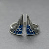 Feather and Leaf Ring, Zinc Alloy with Antique and Polished Finishes, 26 Style Options
