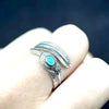 Feather and Leaf Ring, Zinc Alloy with Antique and Polished Finishes, 26 Style Options