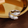 Feather and Leaf Ring, Zinc Alloy with Antique and Polished Finishes, 26 Style Options