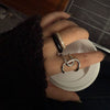 Statement Ring for Women, Assorted Silver-Tone, Gold-Tone and Black Bands with Sculpted and Clear Accent Designs