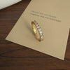 Statement Ring for Women, Assorted Silver-Tone, Gold-Tone and Black Bands with Sculpted and Clear Accent Designs