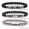 Beaded Stretch Bracelet, Handmade Mixed-Material Design with Cross and Disc Bead Details - T476