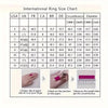 Interlocking Ring for Women, Silver-Tone Copper Geometric Band, Sizes 6-11 - Product view 3