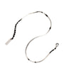 Snake Chain Anklet for Women, Silver-Tone Alloy Design with a Smooth Flat Chain - Product view 5