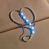 Adjustable Woven Anklets for Women, Colorful Resin Beads with Glow-Style Detail Options - Product view 3