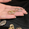 Textured Open Snake Ring, Copper, Gold-Tone or Silver-Tone, Adjustable