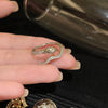 Textured Open Snake Ring, Copper, Gold-Tone or Silver-Tone, Adjustable