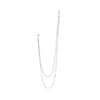 Chain Brooch Pin, Alloy Clothing Accessory with Sparkling Accents, Gold or Silver Tone - Product view 1