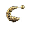 Statement Earrings for Women, Resin Teardrop and Geometric Designs in Gold-Tone or Silver-Tone Finish - Product view 5