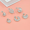 Statement Earrings for Women, Resin Teardrop and Geometric Designs in Gold-Tone or Silver-Tone Finish - style1-87