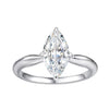 Marquise or Open Accent Ring, Copper with Clear Cubic Zirconia, 3 Individual Styles
