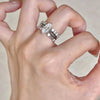 Marquise or Open Accent Ring, Copper with Clear Cubic Zirconia, 3 Individual Styles