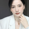 Square Frame Pendant Necklace for Women, Copper Pendant on Titanium Steel Chain, 40 cm with 5 cm Extension - Product view 3