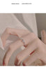 Ginkgo Leaf Ring, Silver-Plated Copper Alloy with Clear Accents, Adjustable Open Band