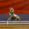 Diting Mythical Creature Pendant, Antique Brass, Charm Only or Cord and Keyring Options