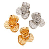 Flower Earrings for Women, Zinc Alloy Floral Design in Gold-Tone or Silver-Tone Finish - Product view 5