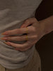 Gold-Tone Stacking Ring for Women, Slim Cross, Linked-Shape or Single-Accent Band