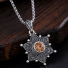 Eye Pendant, Zinc Alloy Geometric Design in Rose Gold, White, Red or Green Color Options - Product view 2