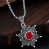 Eye Pendant, Zinc Alloy Geometric Design in Rose Gold, White, Red or Green Color Options - Product view 3