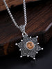 Eye Pendant, Zinc Alloy Geometric Design in Rose Gold, White, Red or Green Color Options - Rose Gold