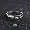 Open Ring for Men, Assorted Silver-Tone Textured, Braided, Chain-Link and Crossover Bands