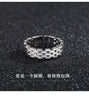 Open Ring for Men, Assorted Silver-Tone Textured, Braided, Chain-Link and Crossover Bands