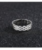 Open Ring for Men, Assorted Silver-Tone Textured, Braided, Chain-Link and Crossover Bands