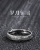 Open Ring for Men, Assorted Silver-Tone Textured, Braided, Chain-Link and Crossover Bands