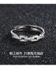 Open Ring for Men, Assorted Silver-Tone Textured, Braided, Chain-Link and Crossover Bands