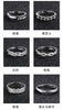 Open Ring for Men, Assorted Silver-Tone Textured, Braided, Chain-Link and Crossover Bands