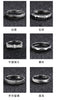 Open Ring for Men, Assorted Silver-Tone Textured, Braided, Chain-Link and Crossover Bands