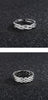 Open Ring for Men, Assorted Silver-Tone Textured, Braided, Chain-Link and Crossover Bands