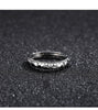 Open Ring for Men, Assorted Silver-Tone Textured, Braided, Chain-Link and Crossover Bands