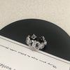 Silver-Tone Open Ring for Women, Assorted Floral, Cross and Ornate Cutout Designs