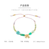 Adjustable Woven Bracelet for Women, Braided Rope with Bell and Heart Details, Three Design Options - Product view 3