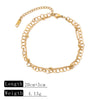 Geometric Anklets for Women, Alloy Chain Foot Jewelry in Six Design Options - ZY073