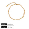 Geometric Anklets for Women, Alloy Chain Foot Jewelry in Six Design Options - ZY074