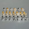 1PC Titanium Zircon Flat Back Earring Flower Ear Studs Lobe Helix Tragus Cartilage Piercing Jewelry 16G - Image 1