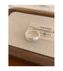 Brushed Band Ring, Silver-Tone Copper with Adjustable Opening, Wide or Narrow Design