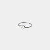 Delicate Accent Ring, Silver-Tone Copper, Plain Band, Bow, Cross, Flower or Heart