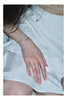Delicate Accent Ring, Silver-Tone Copper, Plain Band, Bow, Cross, Flower or Heart