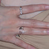 Delicate Accent Ring, Silver-Tone Copper, Plain Band, Bow, Cross, Flower or Heart
