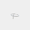 Delicate Accent Ring, Silver-Tone Copper, Plain Band, Bow, Cross, Flower or Heart