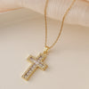 Stainless Steel Pendant Necklaces for Women, Ballet, Star, Apple, Teardrop and Cross Design Options - 8 crosses